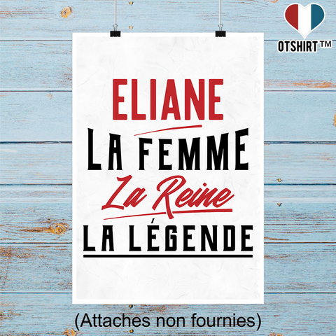 Affiche eliane la femme la reine la légende