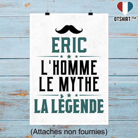 Affiche eric l'homme le mythe la légende