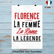 Affiche florence la femme la reine la légende