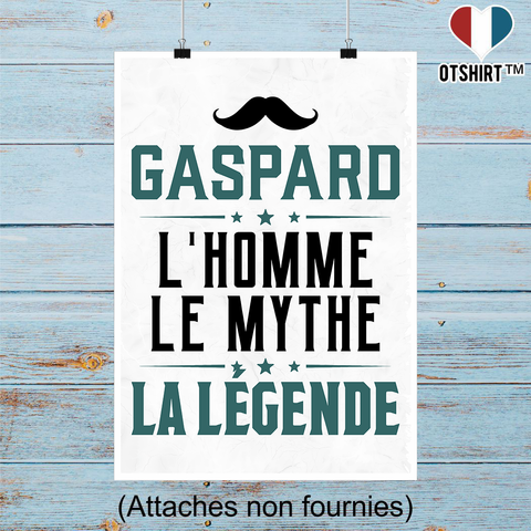 Affiche gaspard l'homme le mythe la légende