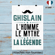 Affiche ghislain l'homme le mythe la légende