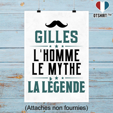 Affiche gilles l'homme le mythe la légende