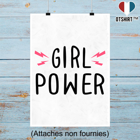 Affiche girl power