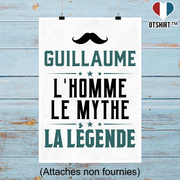 Affiche guillaume l'homme le mythe la légende