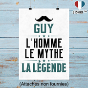 Affiche guy l'homme le mythe la légende