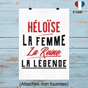 Affiche héloïse la femme la reine la légende