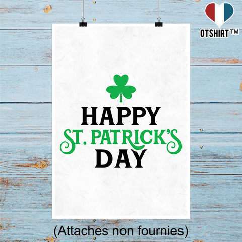 Affiche happy st patrick's day