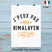 Affiche j peux pas himalayen