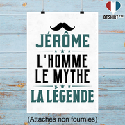 Affiche jérôme l'homme le mythe la légende