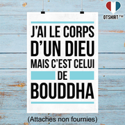 Affiche j'ai le corps d'un dieu