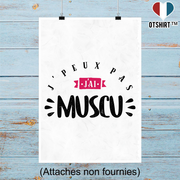 Affiche j'ai muscu