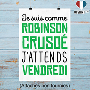 Affiche j'attends vendredi