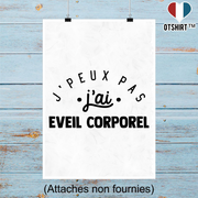Affiche j'peux pas j'ai éveil corporel 2