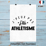 Affiche j'peux pas j'ai athlétisme 2