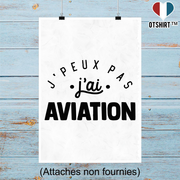 Affiche j'peux pas j'ai aviation 2
