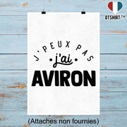 Affiche j'peux pas j'ai aviron 2