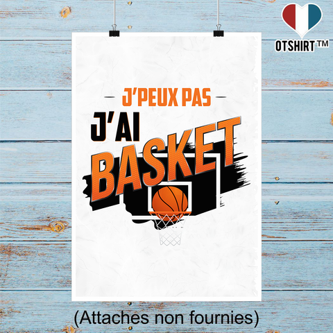 Affiche j'peux pas j'ai basket