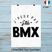 Affiche j'peux pas j'ai bmx 2