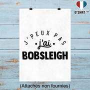 Affiche j'peux pas j'ai bobsleigh 2