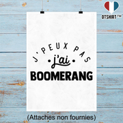 Affiche j'peux pas j'ai boomerang 2