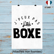 Affiche j'peux pas j'ai boxe 2