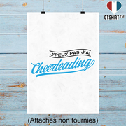 Affiche j'peux pas j'ai cheerleading