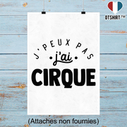 Affiche j'peux pas j'ai cirque 2
