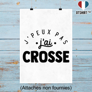 Affiche j'peux pas j'ai crosse 2