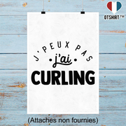 Affiche j'peux pas j'ai curling 2