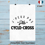 Affiche j'peux pas j'ai cyclo-cross 2