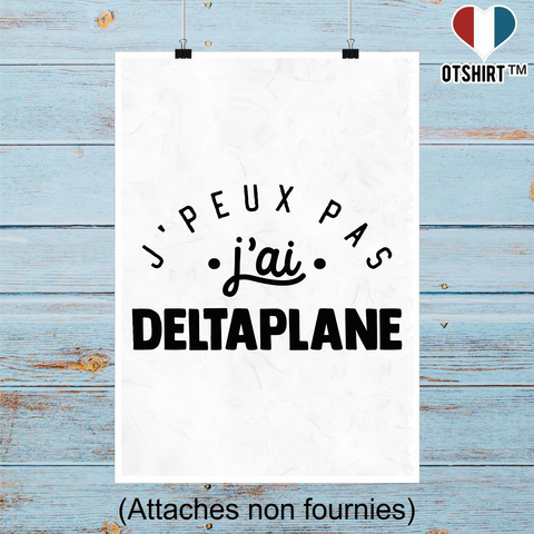 Affiche j'peux pas j'ai deltaplane 2