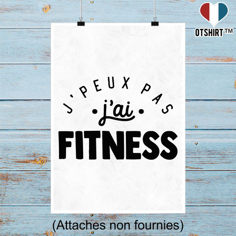 Affiche j'peux pas j'ai fitness 2