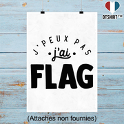 Affiche j'peux pas j'ai flag 2