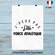 Affiche j'peux pas j'ai force athlétique 2