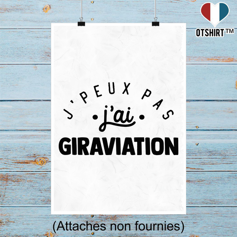 Affiche j'peux pas j'ai giraviation 2