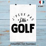 Affiche j'peux pas j'ai golf 2
