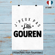 Affiche j'peux pas j'ai gouren 2