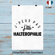 Affiche j'peux pas j'ai haltérophilie 2