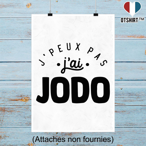 Affiche j'peux pas j'ai jodo 2