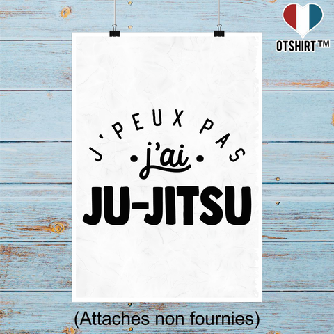 Affiche j'peux pas j'ai ju-jitsu 2