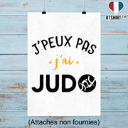 Affiche j'peux pas j'ai judo 3