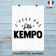 Affiche j'peux pas j'ai kempo 2