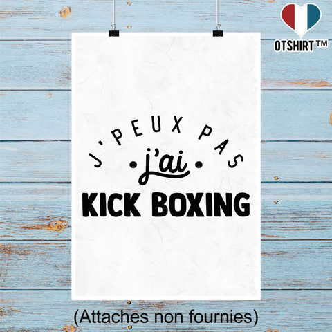Affiche j'peux pas j'ai kick boxing 2