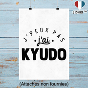 Affiche j'peux pas j'ai kyudo 2