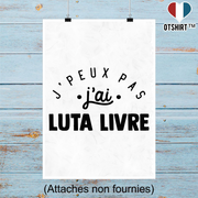 Affiche j'peux pas j'ai luta livre 2