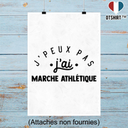Affiche j'peux pas j'ai marche athlétique 2