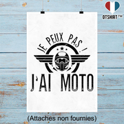 Affiche j'peux pas j'ai moto 5