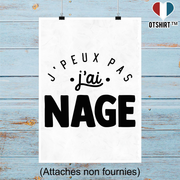 Affiche j'peux pas j'ai nage 2