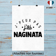 Affiche j'peux pas j'ai naginata 2