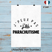 Affiche j'peux pas j'ai parachutisme 2